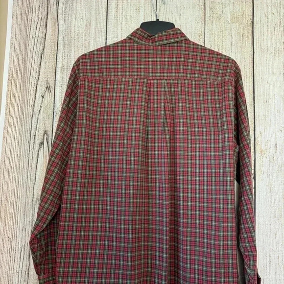L.L Bean Mens Button down shirt size large - Picture 6 of 7